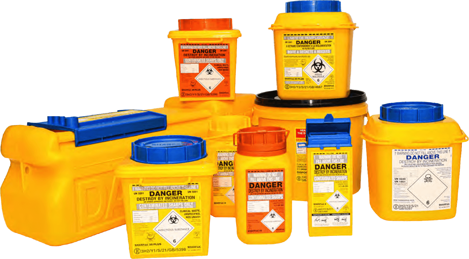 Sharpak product range